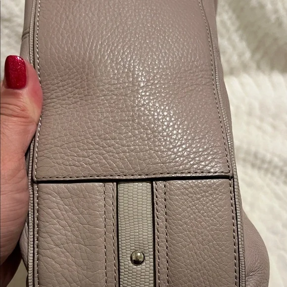 Coach Vintage Classic Casual Soft Light Purple Pebble Leather Hobo Bag bag tag - Picture 8 of 10